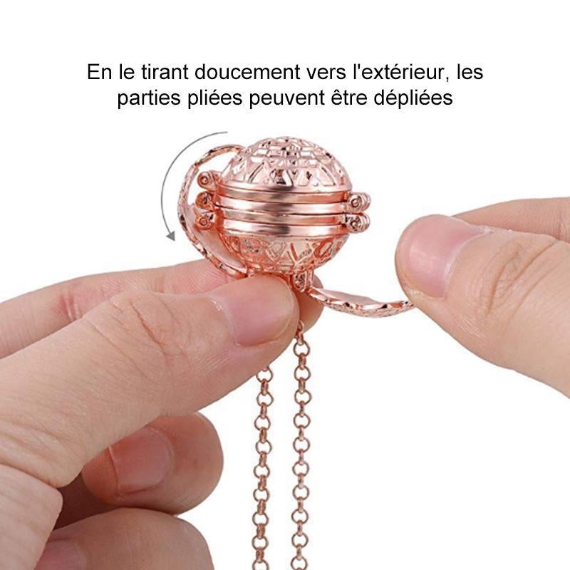 🎉Médaillon Collier Extensible pour Photo - 2 Pièces