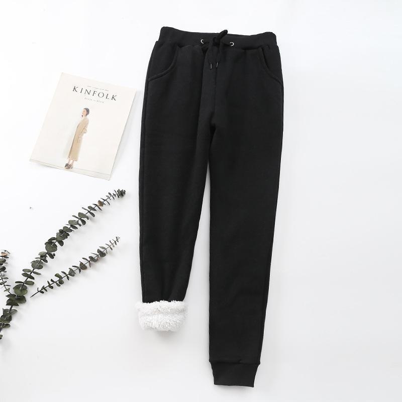 Pantalon de Survêtement Chaud en Cachemire D'hiver