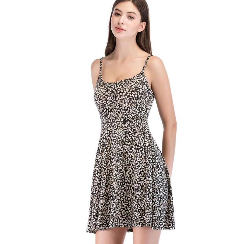 Robe d'été à Bretelles Ajustables de Plage