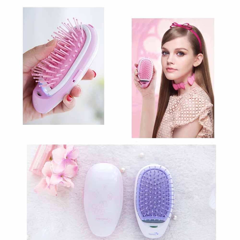 Brosse à Cheveux Portable Avec Fonction Ionique