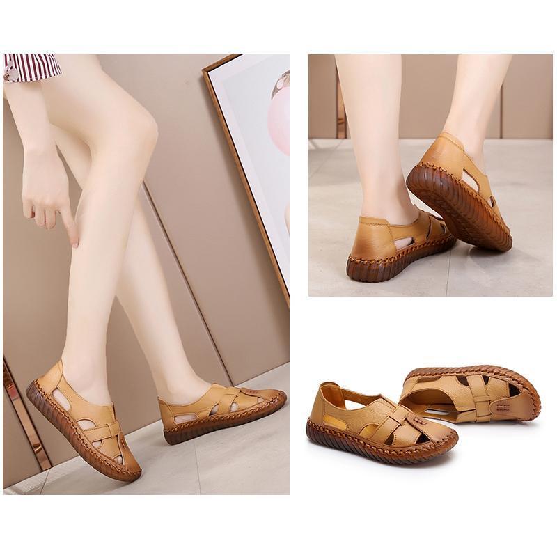 Sandales en cuir faites main