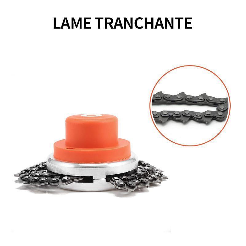 Remplacement de tête d'herbe de chaîne