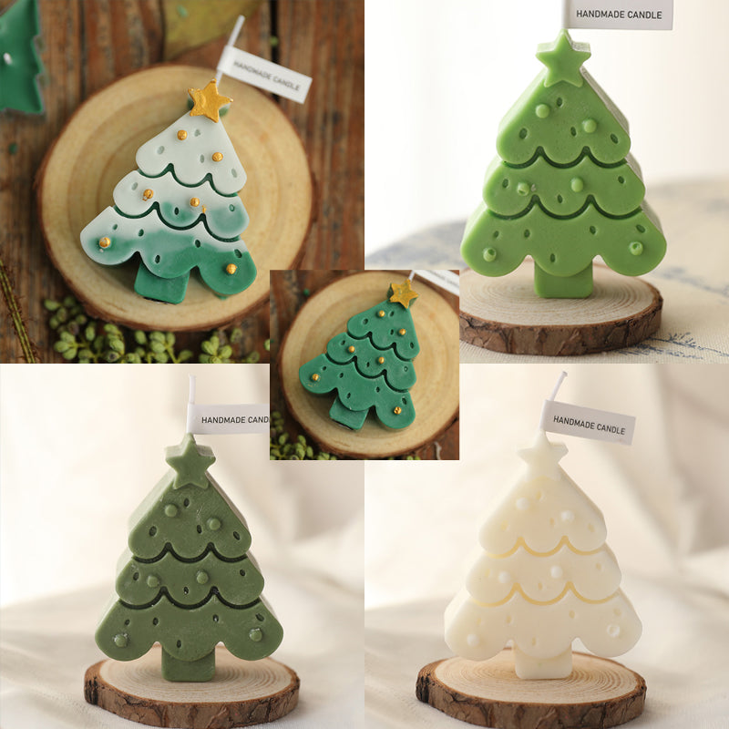 Bougies parfumées sapin de Noël