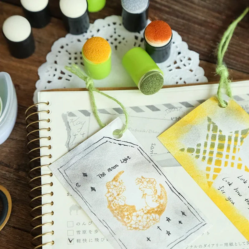 🧑🎨Couverture de doigt de tampon encreur bricolage créatif💖