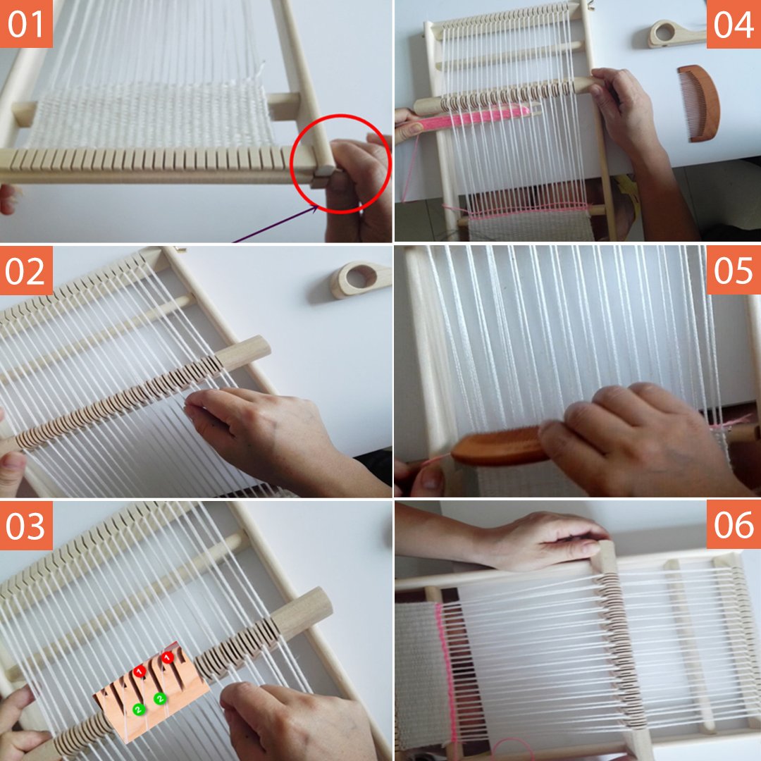 Kit de Tissage en Bois Bricolage