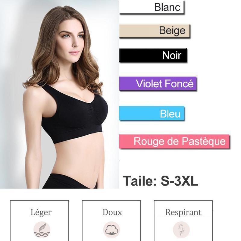 Soutien-Gorge de Sport Confortable Respirant-3 Pièces