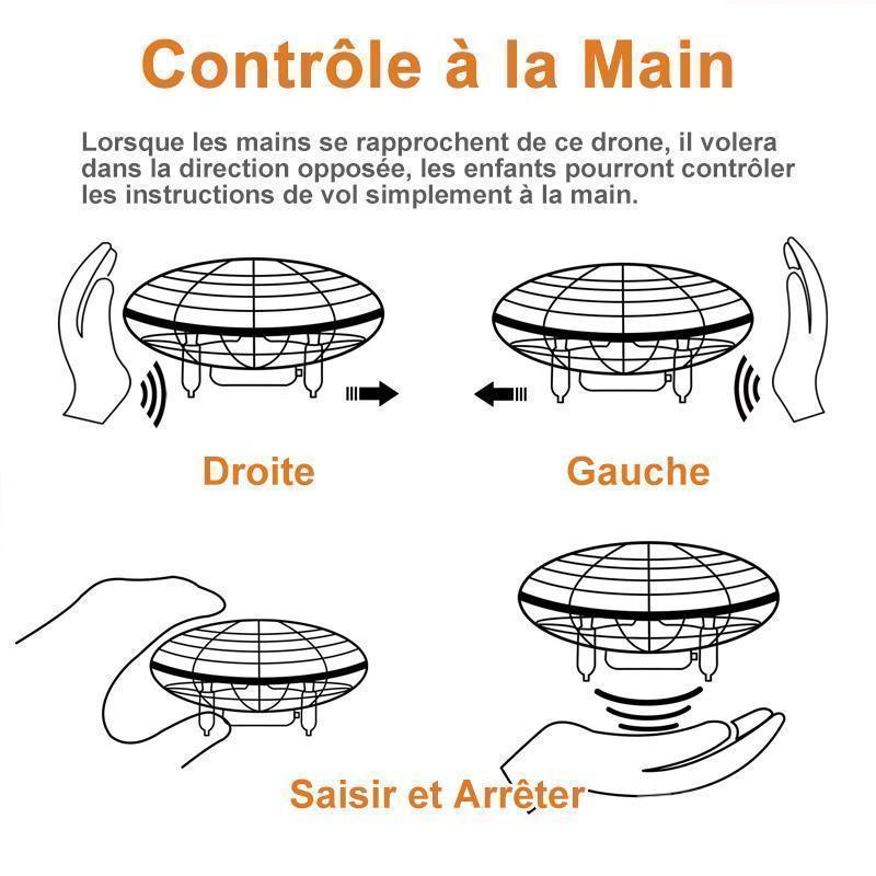 🛫 UFO Mini Avions Drones à Induction