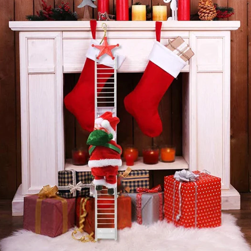 Père Noël grimpant électrique