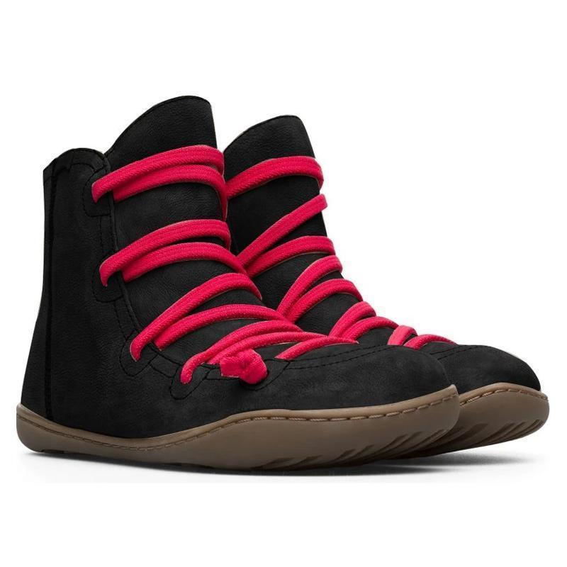 Daim chaussures à talons plats