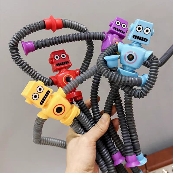 Robot ventouse tube télescopique