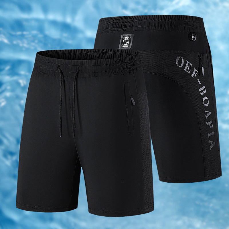 Short homme en soie glacée