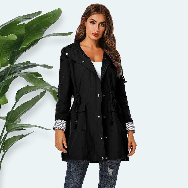 Manteau à capuche pour femme