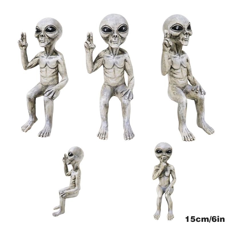 Statue de Jardin Extraterrestre