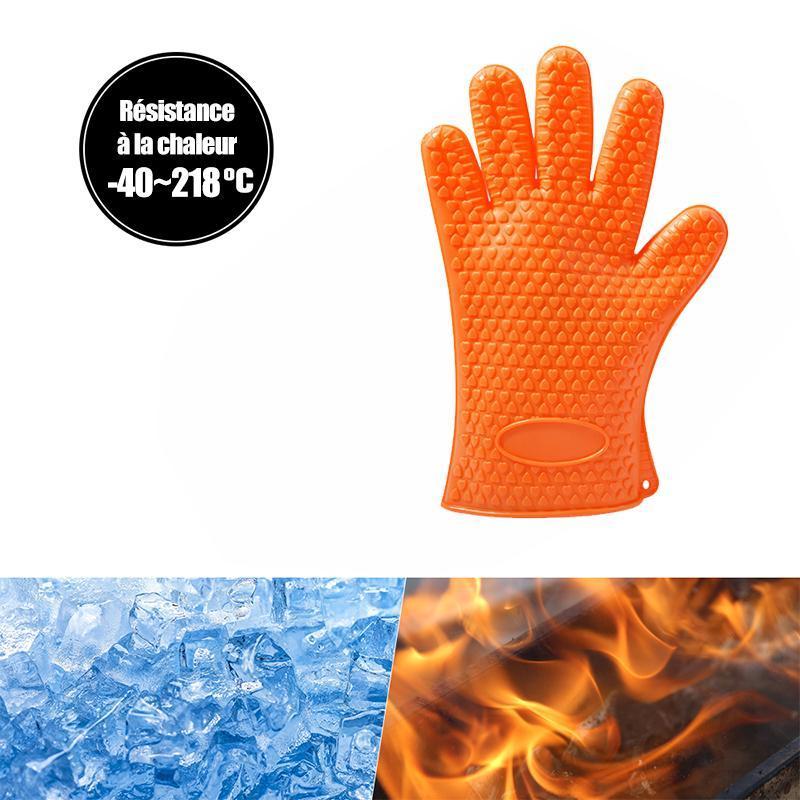 Gants En Silicone Avec Résistance À La Chaleur