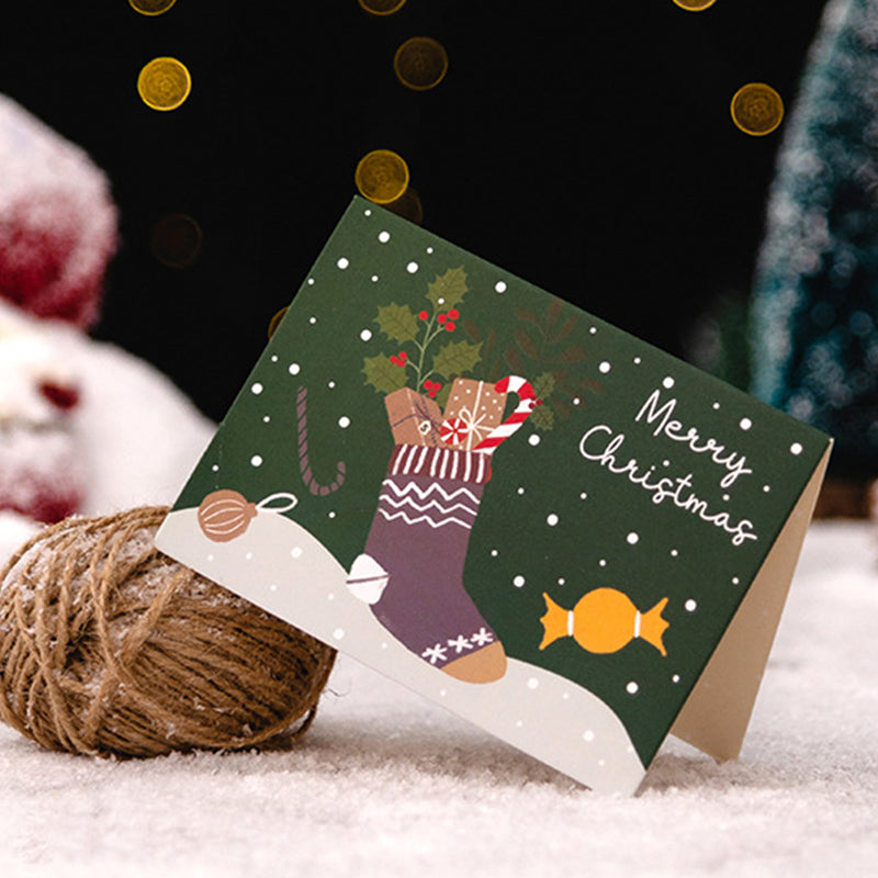 Cartes de Noël dorées