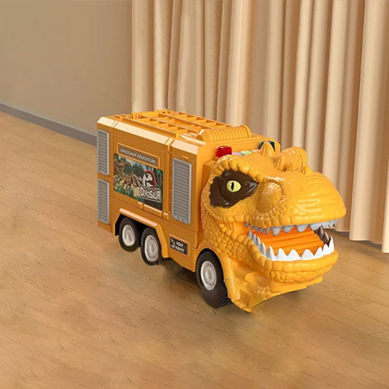 đŠNouvel Ensemble de Jouets de Piste de Camion dâIngĂ©nierie Transformant les Dinosaures