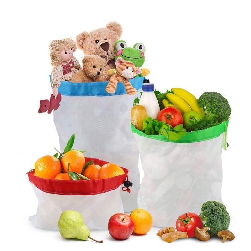 Sac portable écologique et réutilisable, 12 Pièces.