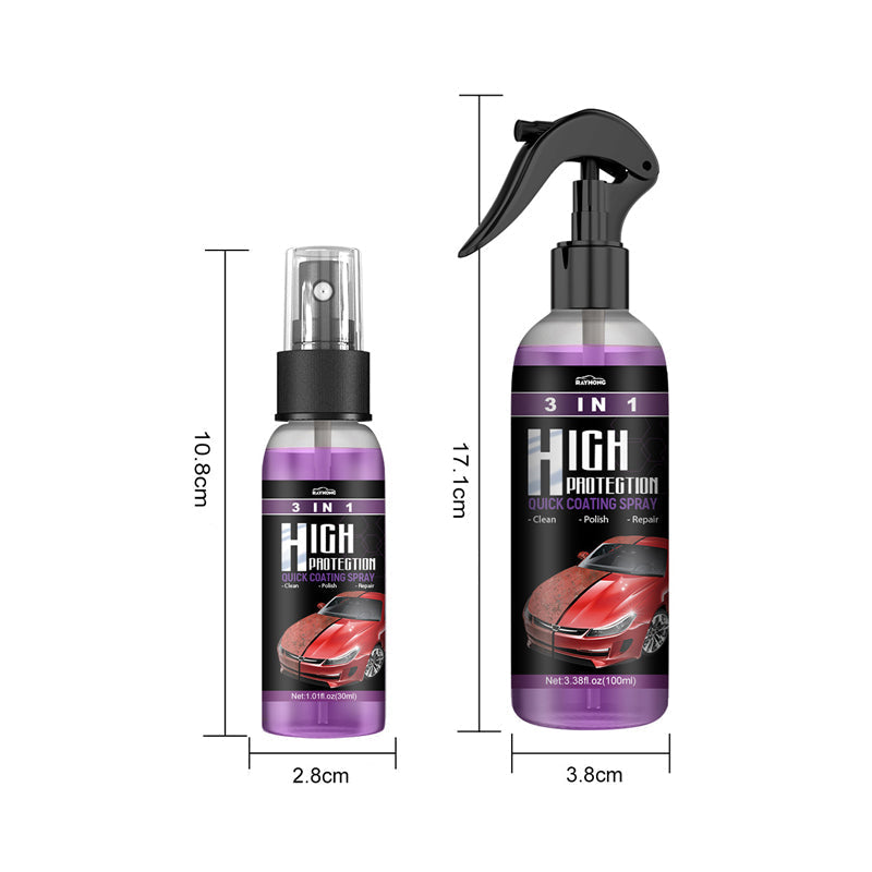 đ3 en 1 nouveau spray de revĂȘtement de voiture rapide amĂ©liorĂ©