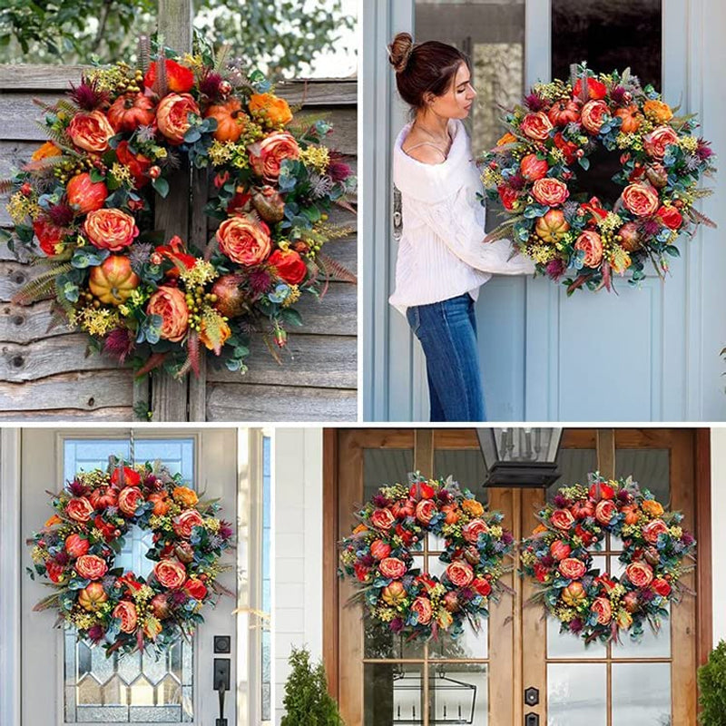 Couronne Décorative Citrouille