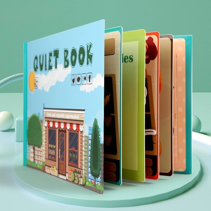 Livre Occupé pour que l'enfant développe des compétences d'apprentissage