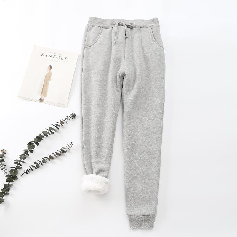 Pantalon de Survêtement Chaud en Cachemire D'hiver