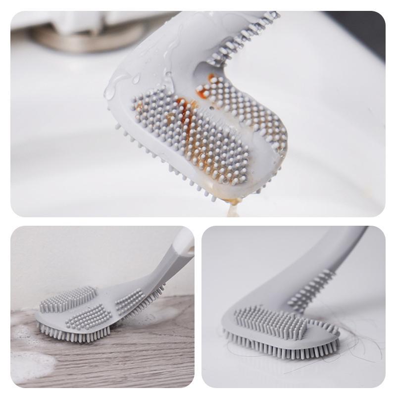 đ Brosse de Toilette Forme Club de Golf avec Porte-brosse