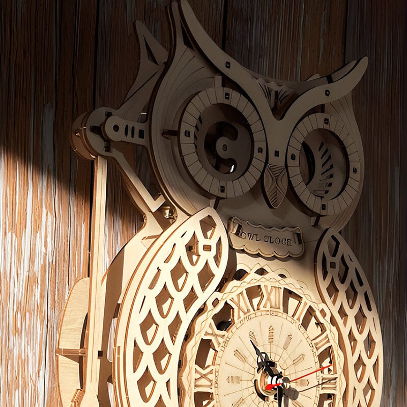 Ensemble de puzzle de modèle mécanique en bois super