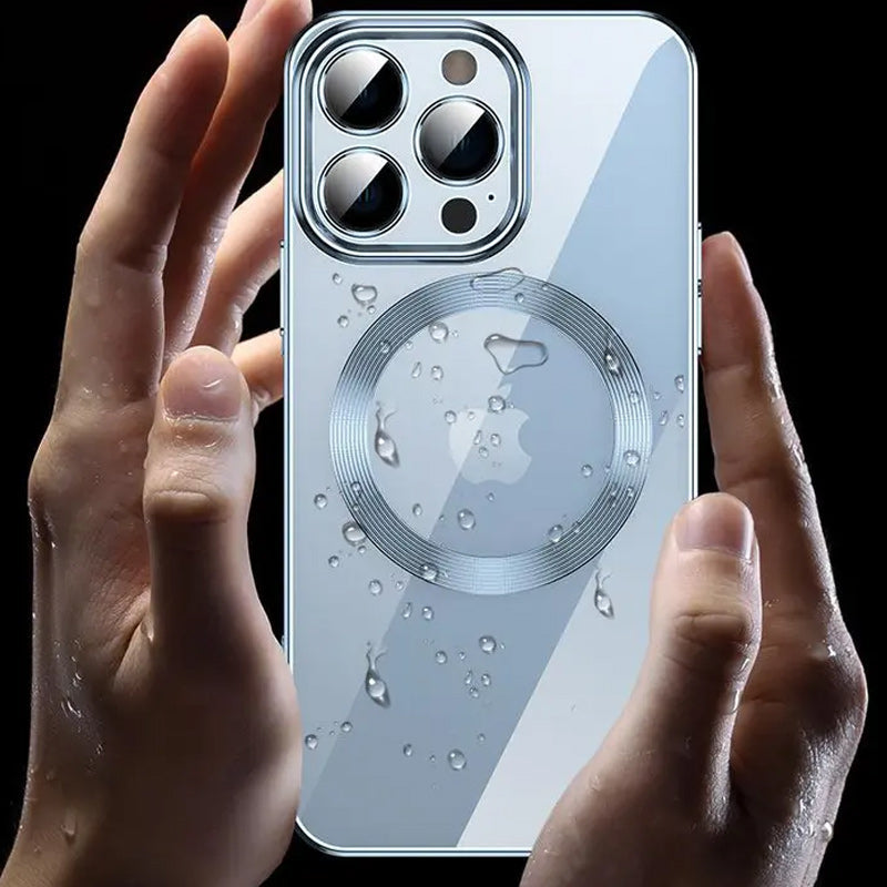 Galvanoplastie Charge magnétique sans fil Coque et skin iPhone