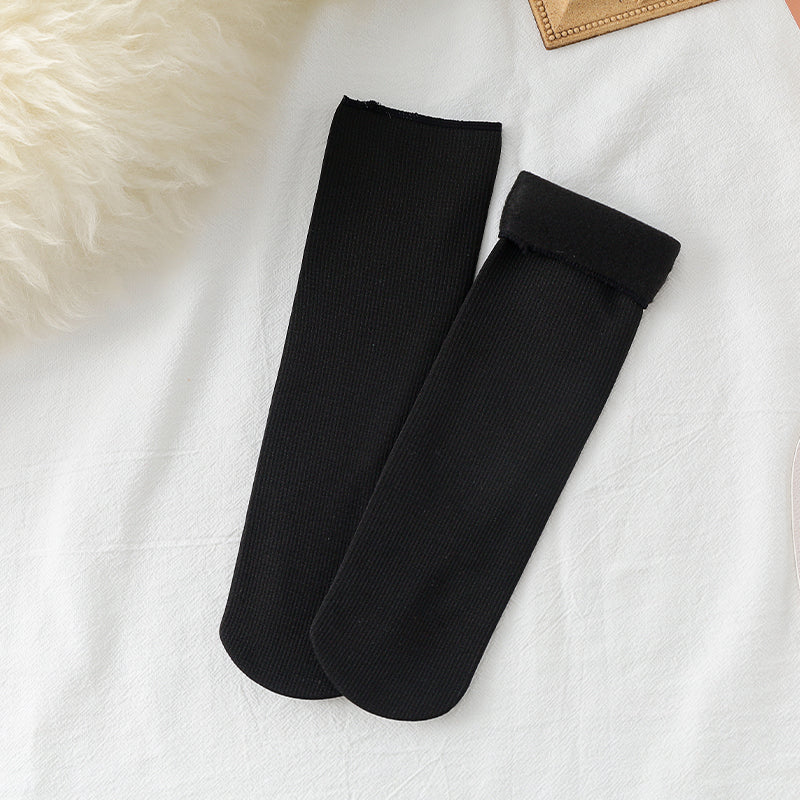 đ„Chaussettes d'Hiver avec Doublure en Peluche