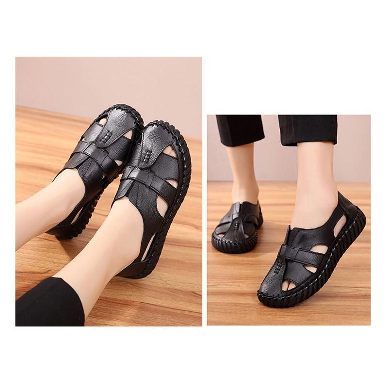 Sandales en cuir faites main