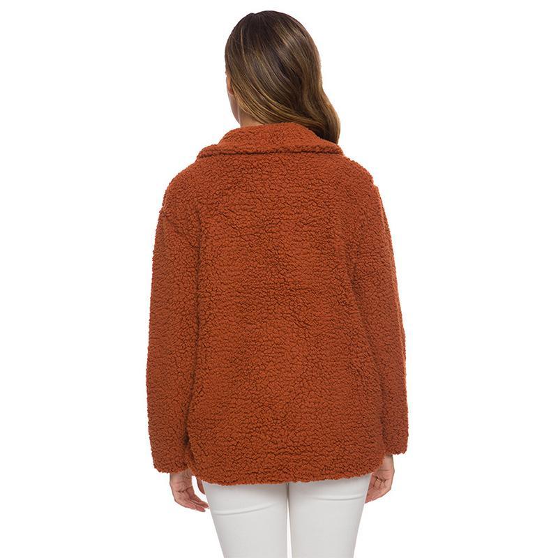 Veste en Peluche pour Femmes en Polaire