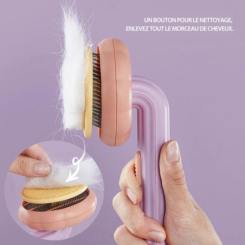 💖 Brosse à Peigner Citrouille pour Animaux de Compagnie