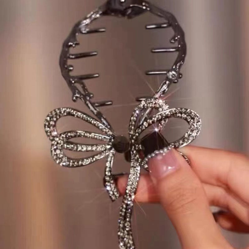 🎅Épingle à cheveux Bow Light Luxury Premium Feeling🎀