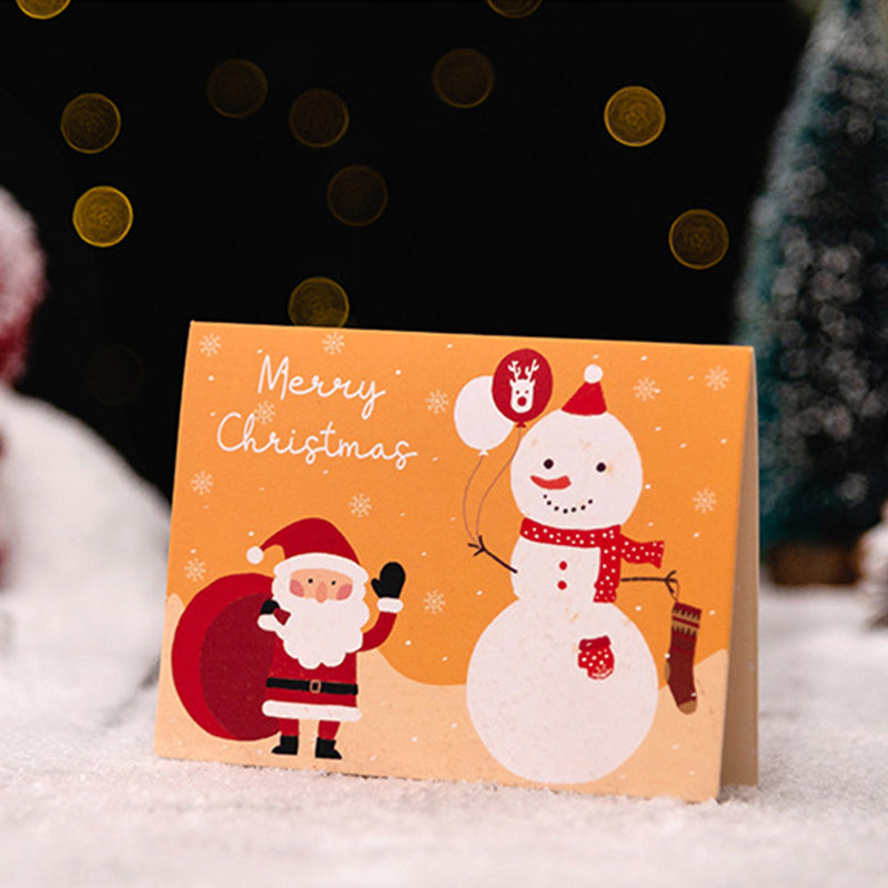 Cartes de Noël dorées