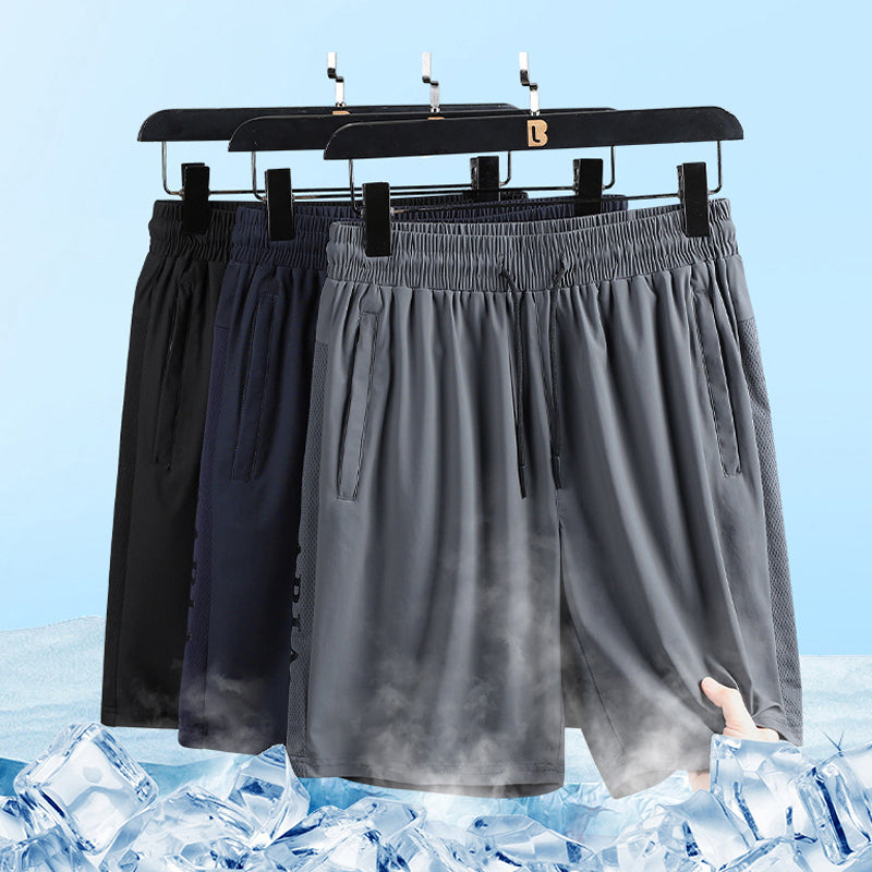 Short homme en soie glacée
