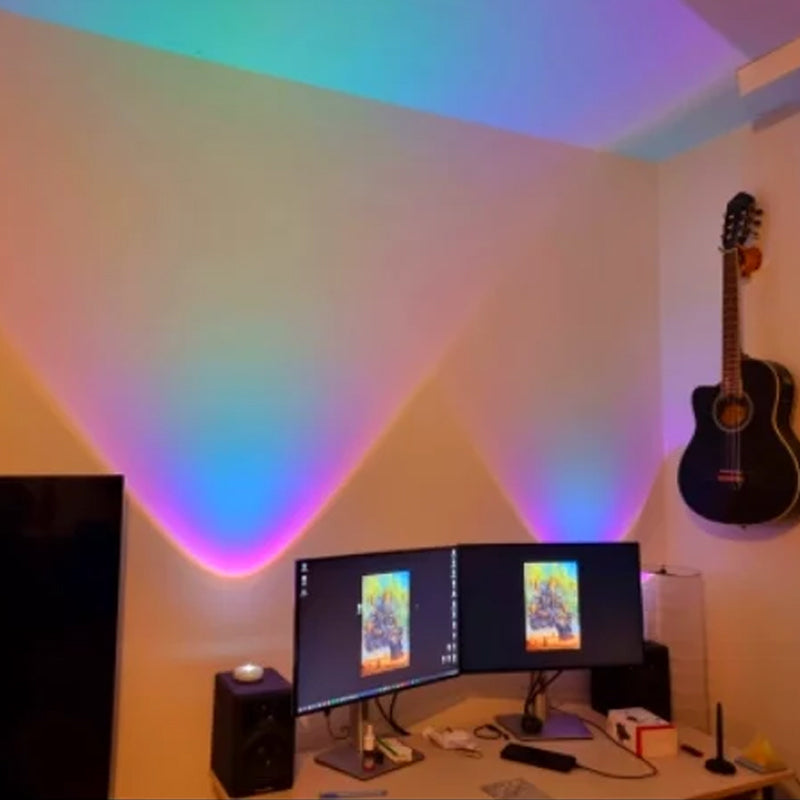Projection du coucher de soleil Lampes d'armoire