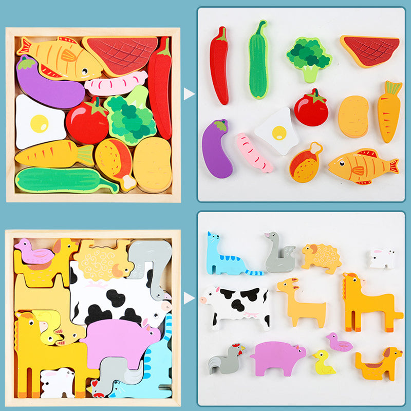 đČPuzzles en Bois pour Tout-petits
