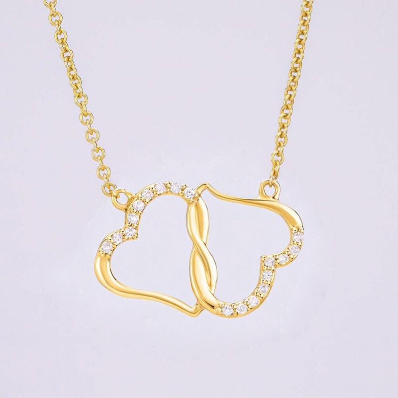 Collier Boucle Coeur Saint Valentin