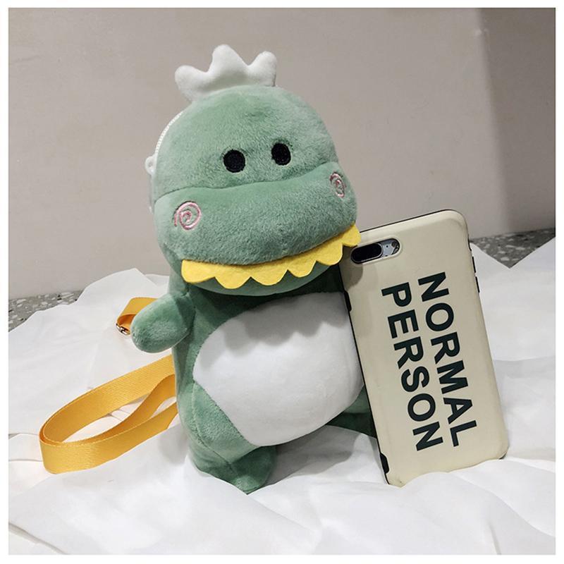 Sac d'épaule de Dinosaure de Dessin Animé en Peluche