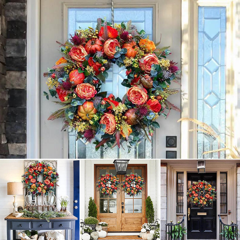 Couronne Décorative Citrouille