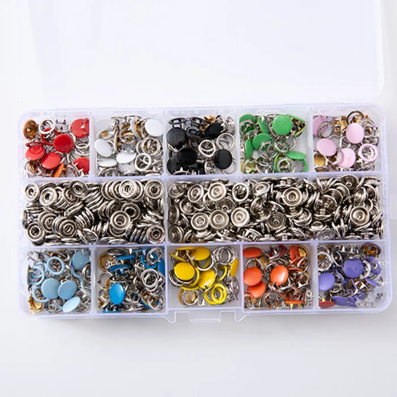 đ§”Kit de boutons-pression en mĂ©tal