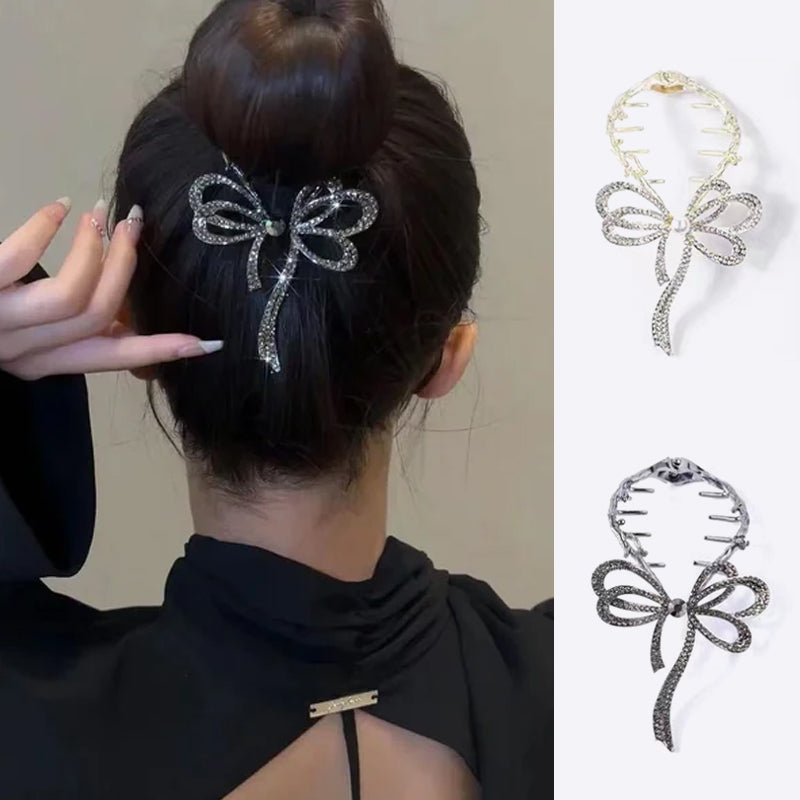 🎅Épingle à cheveux Bow Light Luxury Premium Feeling🎀