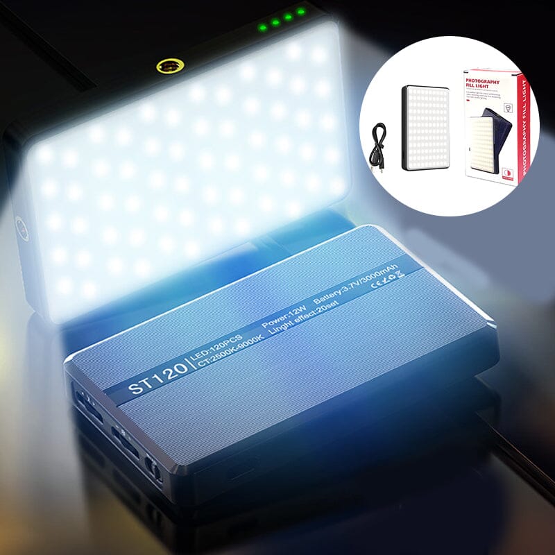 Lampe de téléphone LED avec clip avant et arrière
