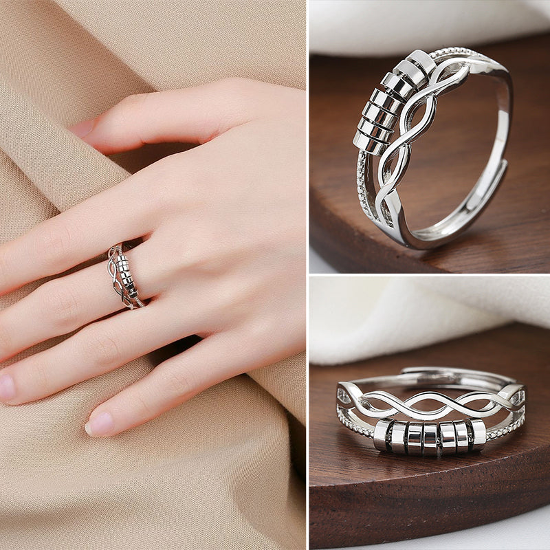 Éloignez Votre Anxiété Infinity Fidget Ring