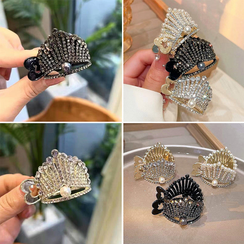 Clip de saisie de strass de couronne