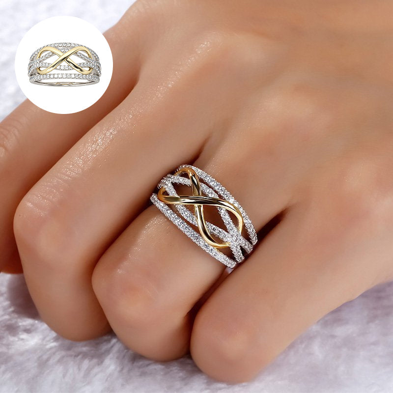 Bague mère et fille pour toujours liées ensemble