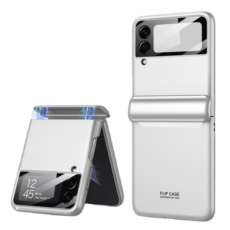 Coque magnétique tout compris luxueuse pour Samsung Galaxy Z Flip 3