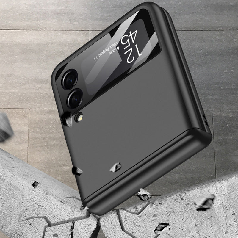 Coque magnétique tout compris luxueuse pour Samsung Galaxy Z Flip 3