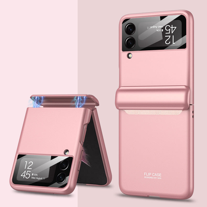 Coque magnétique tout compris luxueuse pour Samsung Galaxy Z Flip 3