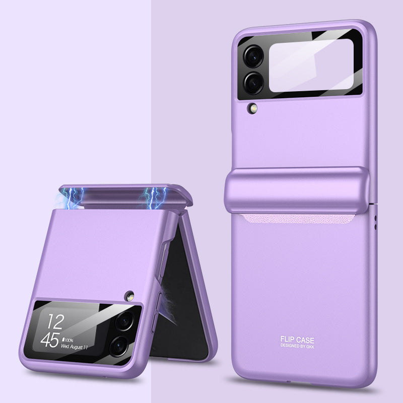 Coque magnétique tout compris luxueuse pour Samsung Galaxy Z Flip 3